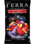 Terra Vegetable Chips, Red, White & Blues with Sea Salt Real Vegetable Chips, 5 oz. (Pack of 12)