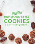 Maxine's Heavenly Peanut Butter Chocolate Chip Cookies | Healthy Vegan Oatmeal Cookies Sweetened with Coconut Sugar & Dates | Plant Based, Gluten Free & Non GMO | 7.2 Ounces Each (2 pack)