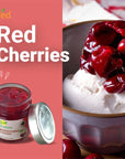 Ved Gourmet Original Maraschino Cherries  Italian Cherry for OldFashioned Cocktails  Vegan Cocktail Bourbon Cherries in Natural Syrup for Cocktail Garnish  300g Jar