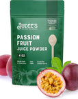 Judees Passion Fruit Juice Powder 4 oz  Delicious and 100 GlutenFree and KetoFriendly  Blends Well in Smoothies and Drinks  Great for Baking and Flavoring