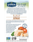 Lundberg Family Farms  Traditional Italian Risotto Alfredo Convenient Side Dish 20 Minute Cook Time Pantry Staple NonGMO GlutenFree USDA Certified Organic 55 oz 6Pack