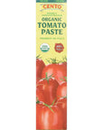 Cento Organic Double Concentrated Tomato Paste In a Tube 456 Ounce Pack of 12