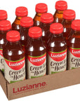 Luzianne Ready To Drink Iced Tea Green Tea with Honey 185 Fl Oz Pack of 12