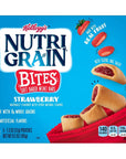 NutriGrain Bites Soft Baked Mini Bars Kids Snacks Whole Grain Strawberry 65oz Box 5 Pouches