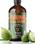 Herboganic Soursop Bitters Liquid  Natural Living Bitters for overall wellness 16 OZ  Soursop Bitters