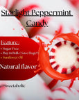 Sweetaholic Sugar Free Peppermint Candy 6 Pounds  Individually Wrapped Candy  Fresh Peppermint Disc