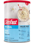 SlimFast Meal Replacement Powder Original French Vanilla Shake Mix 10g of Protein 22 Servings Packaging May Vary