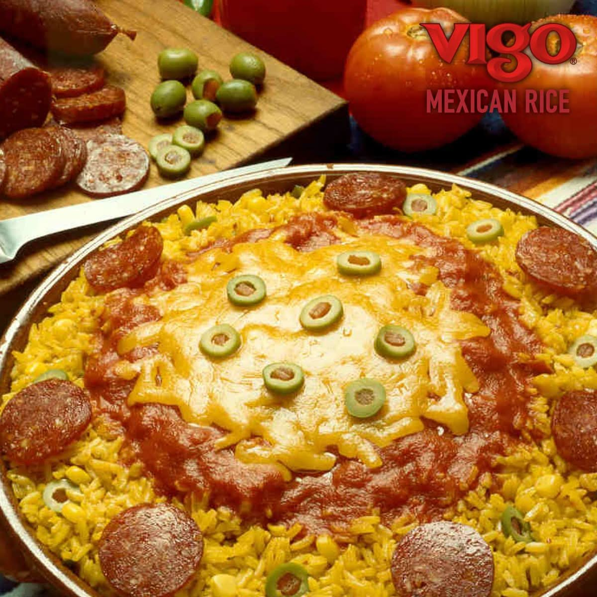 Vigo Authentic Mexican Rice with Corn No Fat 8oz Pack of 12