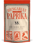 Premium SMOKED HOT Hungarian Paprika Powder - 4 oz