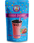 STRAWBERRY CREAM BobaBubble Tea Drink Mix Powder By Buddha Bubbles Boba 10 Ounce 283 Grams