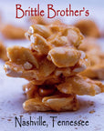 Brittle Brothers Peanut Brittle  16 oz Box  Voted 14xs more Nuts  Gift Set Cashew Pecan Bacon Corporate Christmas Mother Father Chocolate