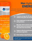 Trace Minerals | Max-Hydrate Endurance | Effervescent Tablets | Energy Support | Replenishes Electrolytes & Helps Avoid Muscle Cramps and Muscle Fatigue | Orange Flavor | 8 x 10 Tabs