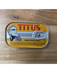 Hot Titus  Spiced Sardines in Vegetable Oil  Pack of 10