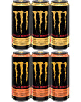 Diamond coast Monster Java Cold Brew variety pack 3 Latte Cans sweet black 135 Fl Oz total 6 cans