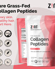 Zint Collagen Peptides Powder (32 oz): Paleo-Friendly, Keto-Certified, Grass-Fed Hydrolyzed Protein Collagen Supplements - Unflavored, Non GMO