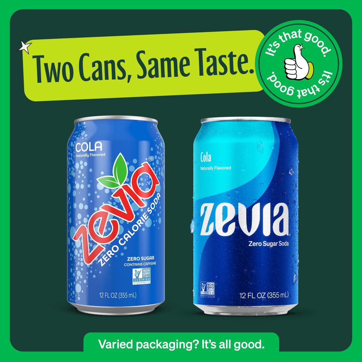 Zevia Zero Calorie Soda Nostalgic Variety Pack 12 Ounce Cans Pack of 24