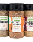 FreshJax Salt-Free Seasonings Variety Pack 3 Large Bottle