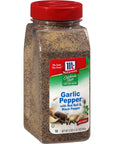 McCormick California Style Garlic Pepper with Red Bell & Black Pepper Coarse Grind Seasoning, 17 oz