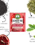 Dr Tea Slender You Tea with Senna  Pomegranate Flavor  20 Tea Bags