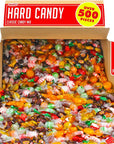 Hard Candy Assortment  6 Pounds  Big Bulk Office Hard Candies Mix  Old Fashion Classic Hard Candy  Rootbeer Barrels Butterscotch Strawberry Bon Bons Sour Balls Coffee Candy and More