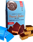 Peanut Butter Bites Topped with Chocolate Coating  Gluten Free  Vegan Friendly  100 Calorie Snack  8 Individually Wrapped Pieces  Non Dairy Kosher Pareve  For Snackers Only