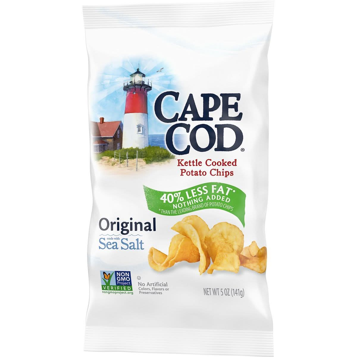 Cape Cod Potato Chips Potato Chips Reduced Fat 5 Ounce