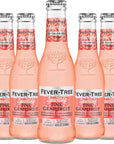 Fever Tree Sparkling Pink Grapefruit Soda  Premium Quality Mixer and Soda  Refreshing Beverage for Cocktails  Mocktails 200ml Bottle  Pack of 5