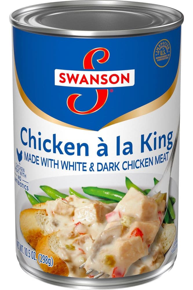 Swanson Chicken á la King Made with White and Dark Meat Chicken, 10.5 Ounce (Pack of 12)