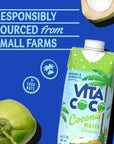 Vita Coco Coconut Water Naturally Hydrating Electrolyte Drink Smart Alternative to Coffee Soda and Sports Drinks Gluten Free Pineapple 169 Fl Oz Pack of 12 2028 Fl Oz