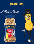 Planters Lightly Salted Dry Roasted Peanuts, 16.0 oz Jar (Pack of 6)