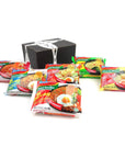 Indomie Mi Goreng Instant Noodles 6Flavor Variety One Packet Each in a BlackTie Box 6 Items Total