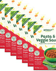 Sprout Organic Baby Food, Toddler Meals, Macaroni Pasta with Vegetarian Tomato Sauce, 5 Oz Bowl (8 Count)