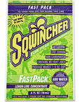 Sqwincher 6 Ounce Lemon Lime Flavor Fast Pack Liquid Concentrate Pouch Electrolyte Drink