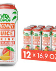 Vita Coco Coconut Juice Mango  Bold Tropical Taste  Natural Electrolytes  Sweet Refreshing Hydration  169 oz can Pack of 12