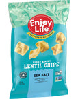 Enjoy Life Sea Salt Lentil Chips Dairy Free Chips Soy Free 4 Oz