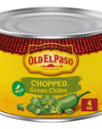 Old El Paso Mild Chopped Green Chiles 4 oz