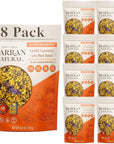 Harran Natural Cracked Bulgur Pilaf Lentil Turmeric With Red Basil Plant Based 66 Ounces Pack Of 8