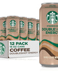 Starbucks Doubleshot Energy Drink Coffee Beverage Coffee Iced Coffee 15 fl oz Cans 12 Pack Packaging May Vary