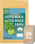 WANMAI29 Gotu kola Tea Bags 30Count Natural Sugar Free Drink Supports Vegan and Ketogenic Diets No Caffeine or Harsh Additives 100 Real Herb in Kraft Steeping Bag