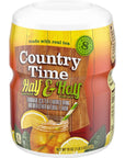 Country Time Half  Half Lemonade Iced Tea Naturally Flavored Powdered Drink Mix 12 Count 19 oz Canisters