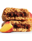 Nature's Bakery Whole Wheat Fig Bars, Peach Apricot, Real Fruit, Vegan, Non-GMO, Snack bar, 6 Count (Pack of 6)