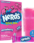 Nerds Strawberry  Powder Drink Mix Delicious hydration 12 boxes makes 72 drinks