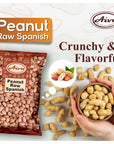 Raw Spanish Peanuts 10 Pound Case Package May Vary