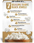 Black Jewell Gourmet Microwave Popcorn Healthy Popcorn Snack No Salt No Oil 87 Ounces Pack of 3