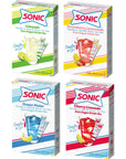 Sonic singles to Go Drink Mix Variety Pack  Sonic Limeade Ocean Water Cherry Limeade and Strawberry Lemonade