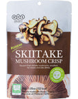 OHS Shitake Mushroom Crisps (Pack of 8) - Vegetable Chips. Traditional Healthy Korean Snack