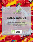 Skittles Fun Size and Starburst Fun Size Candy Bulk 2LB Bag Starburst Candy and Skittles Bulk Candy Mixed Candy 2LB Bag of Candy by Snackivore