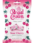 Regal Crown Sour Cherry Candy  Traditional Sour Cherries Candy  Tart and Tangy Old Fashioned Sour Cherry Hard Candy Brought To You By Iconic Candy  625oz Peg Bag 1