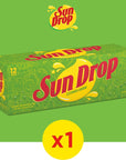 Sun Drop Citrus Soda 12 Fluid Ounce Can 12 Count