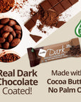 NuGo Dark Chocolate Almond with Sea Salt 12g Protein Bar Vegan Gluten Free NonGMO Kosher Pareve 24 Count